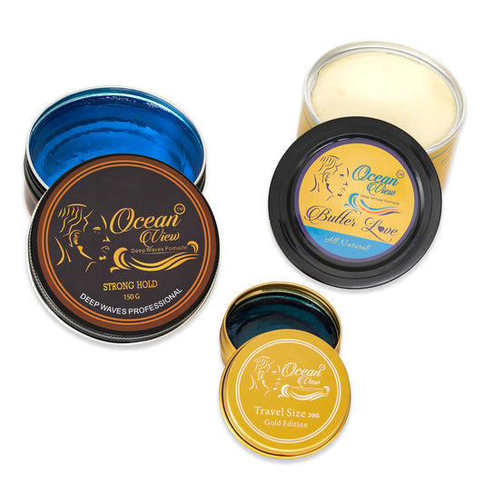 OCEAN VIEW DEEP WAVES POMADE-360 Wave Pomade and Wave Grease Essentials