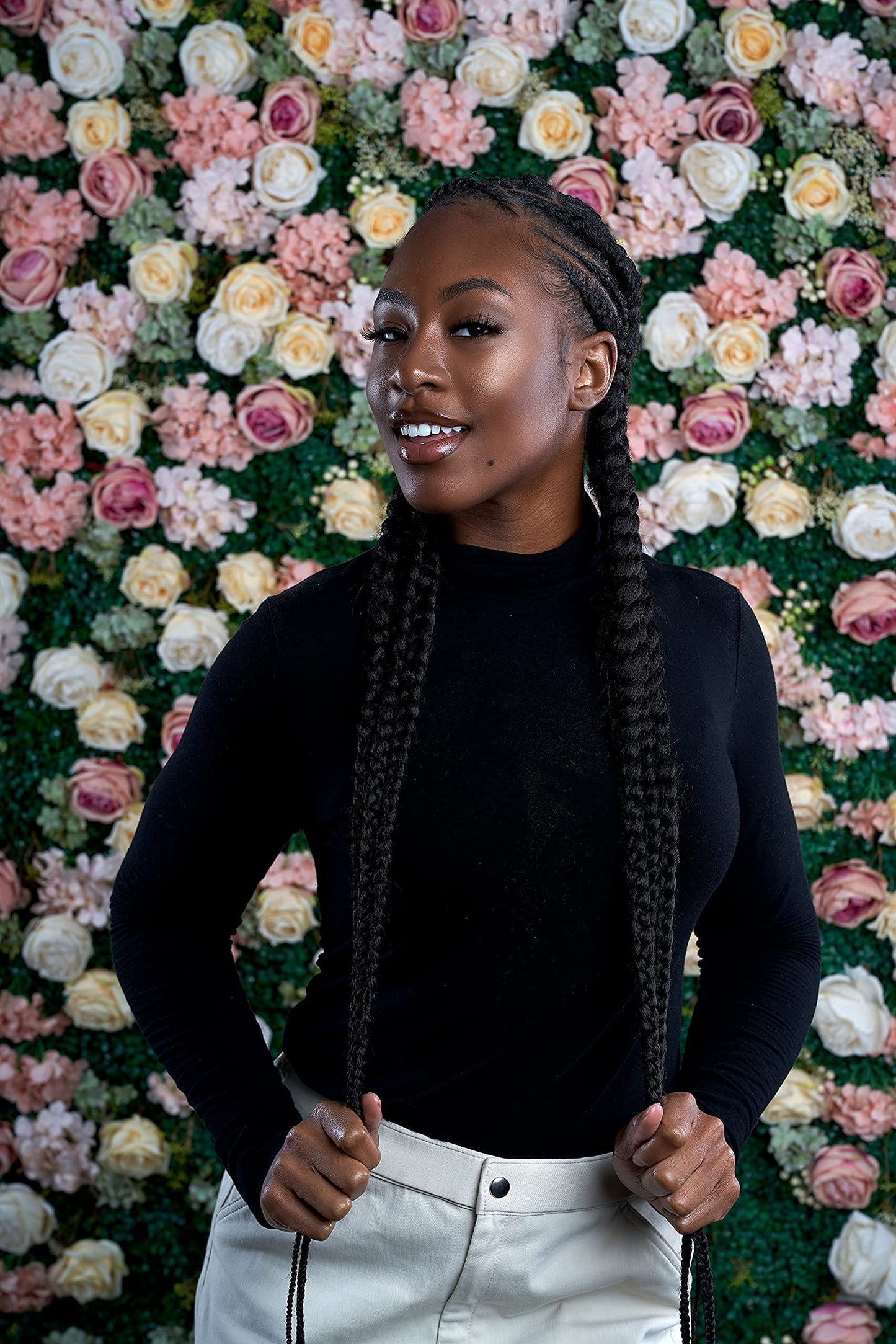 Dosso Beauty Single Pack Hypoallergenic Pre-Stretched Braiding Hair (28", 1B), Itch-Free, Fast Drying, Light-weight, Hot Water Set, Soft Texture, Straight