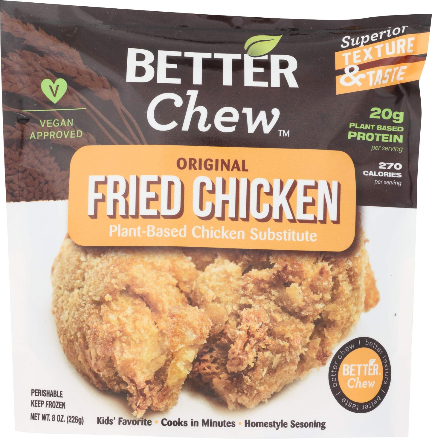 BETTER CHEW Fried Chicken Substitute, Original, 8 OZ