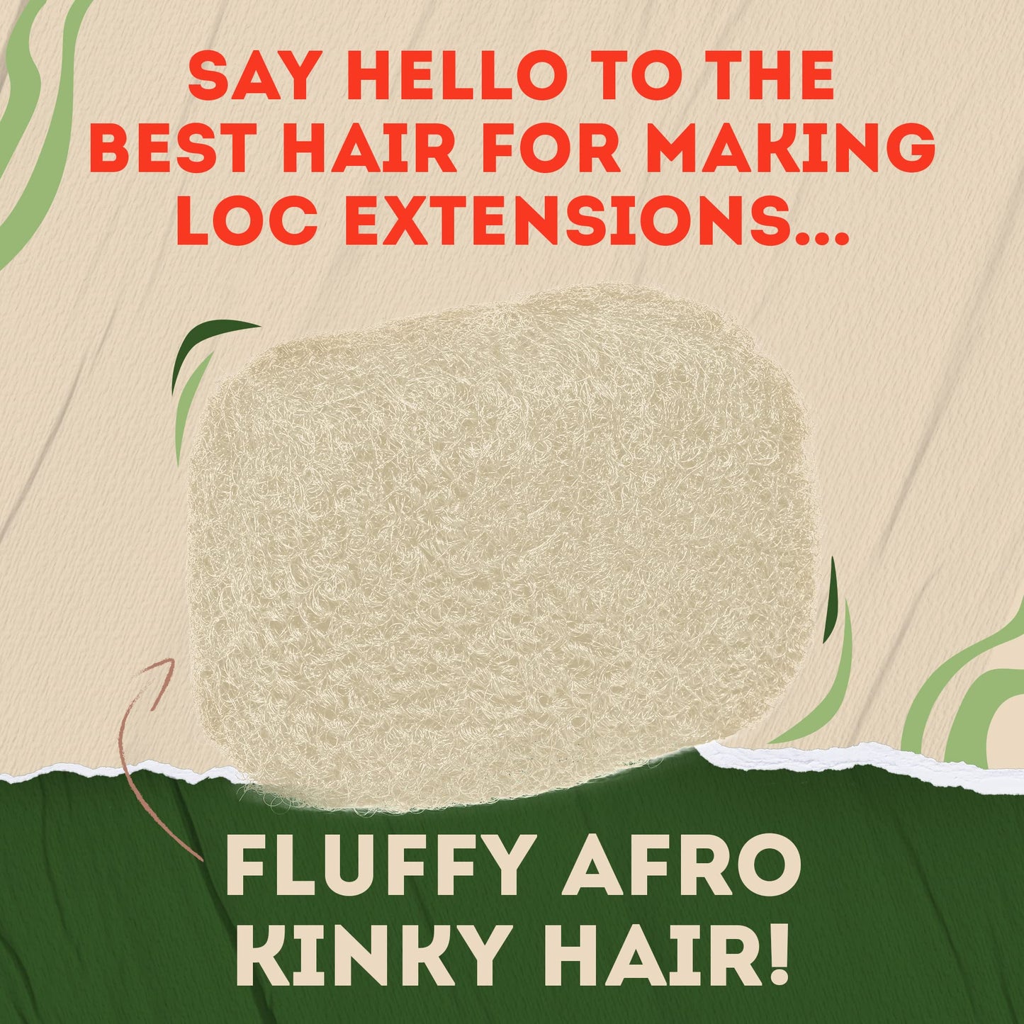 Locsanity Afro Kinky 100% Bulk Natural Human Hair - Braiding Hair for Dreadlocks, Loc Repair, Dreadlock Extensions, Twists, Braids - 8 Inches Long, 1 Oz - #613