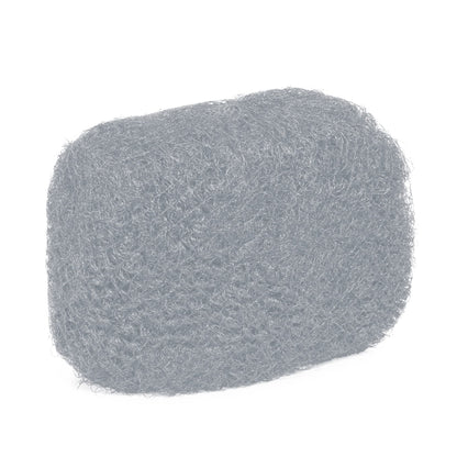 Locsanity Afro Kinky 100% Bulk Natural Human Hair - Braiding Hair for Dreadlocks, Loc Repair, Dreadlock Extensions, Twists, Braids - 8 Inches Long, 1 Oz - 100% Grey