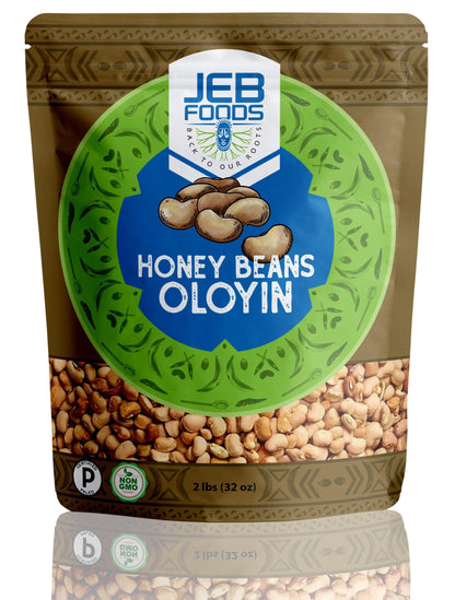 JEB FOODS 4lbs Nigeria Sweet Oloyin Honey Beans - Ewa Oloyin From Nigeria