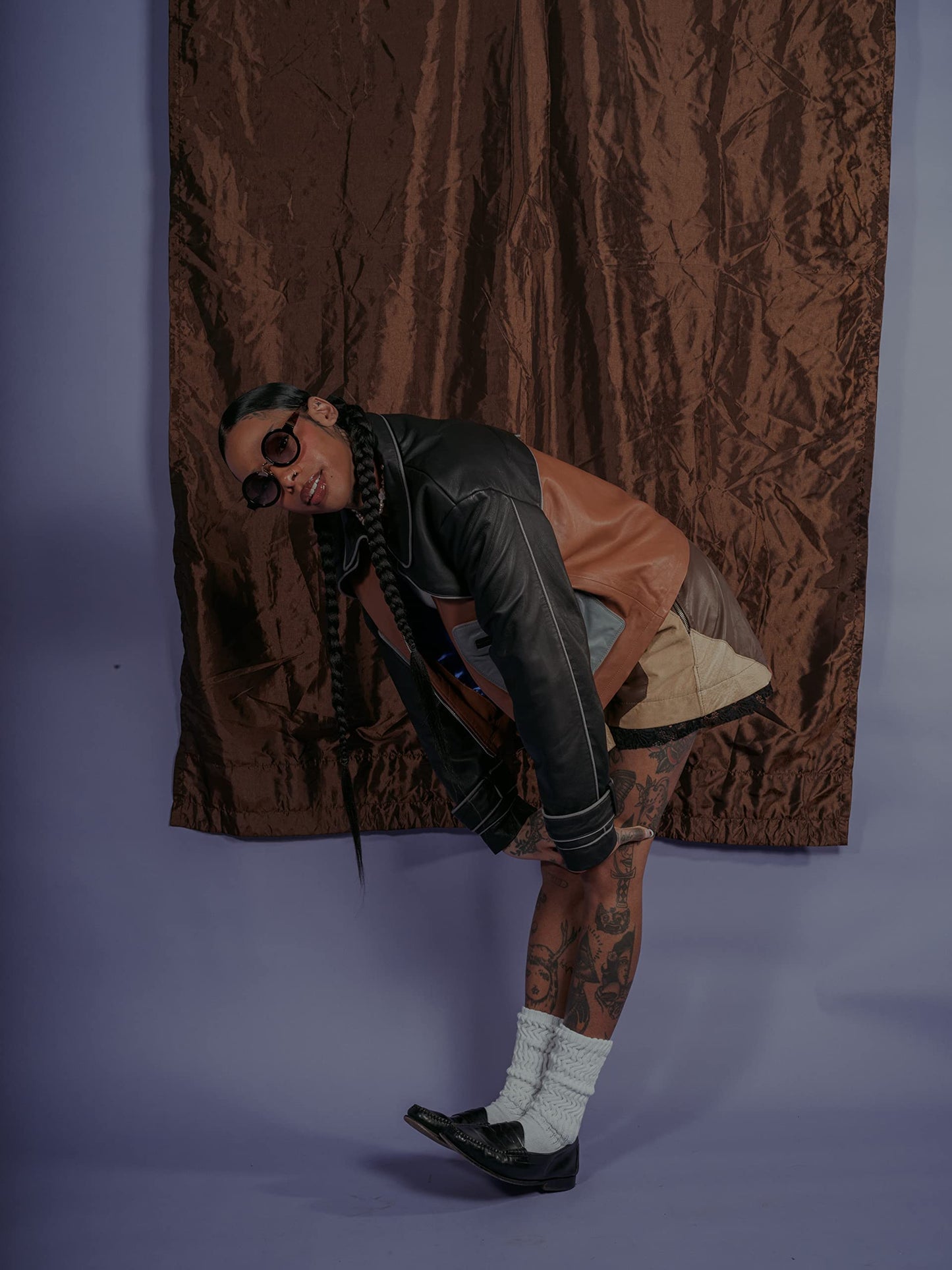 Coco and Breezy Pram Round Sunglasses, 203/Black/Tortoise/Gold, 48mm, 23mm, 145mm