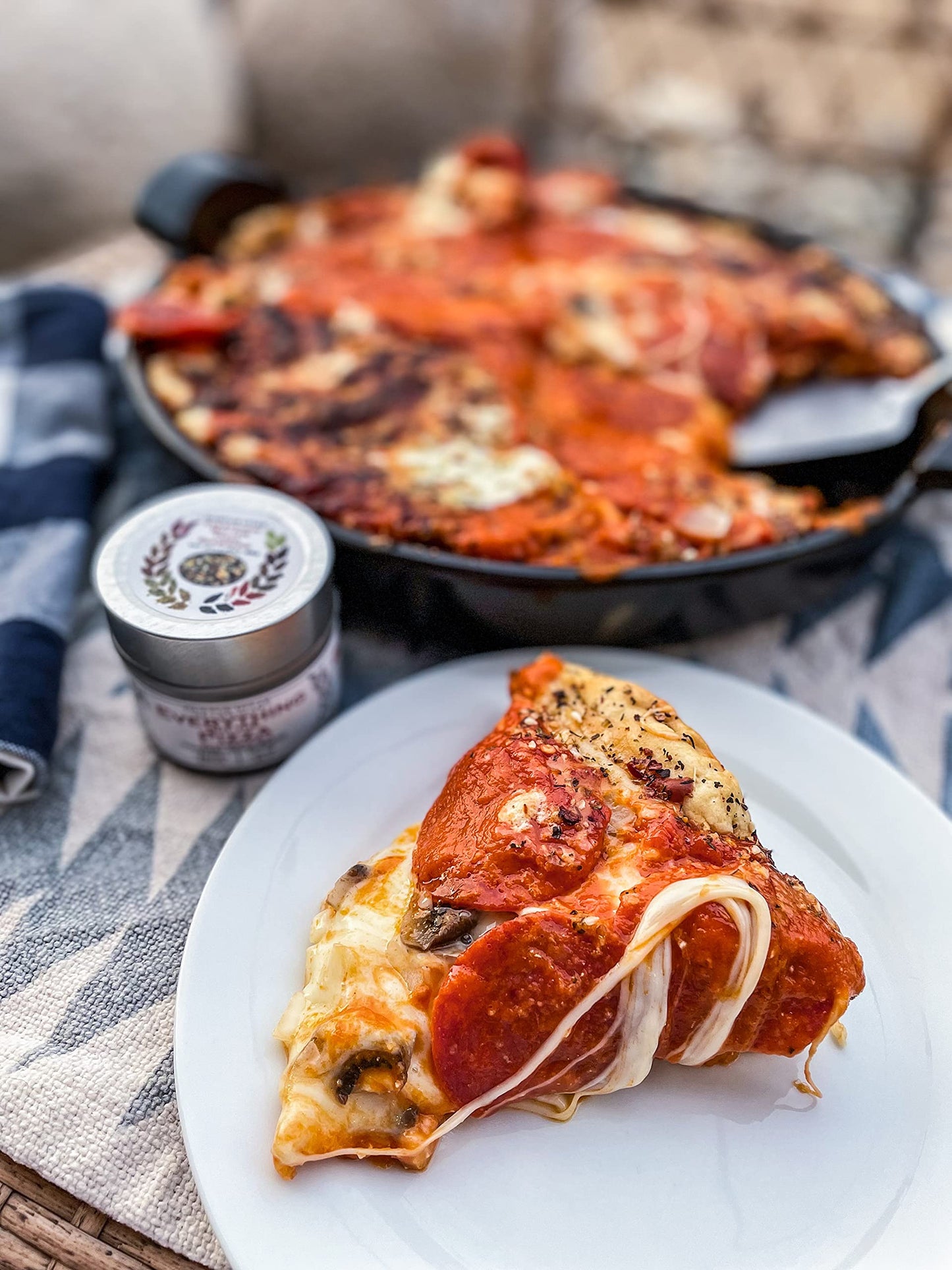 Everything But The Pizza Night Collection | Authentic Small Batch Seasonings | 4 Gourmet All Natural Spice Blends | All Natural | Hand Packed, Non GMO | Made in USA | Sustainably Sourced, Super Premium Seasonings | GLP-1 Friendly | Artisanal Spice Blends,