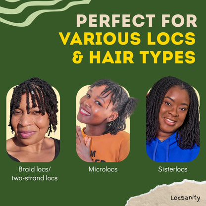 Locsanity Curved Interlocking Tool for Microlocs and Medium Locs Maintenance – Hair Tools for Dreadlocks, Sisterlocks, Interlocks, and Crochet Locks
