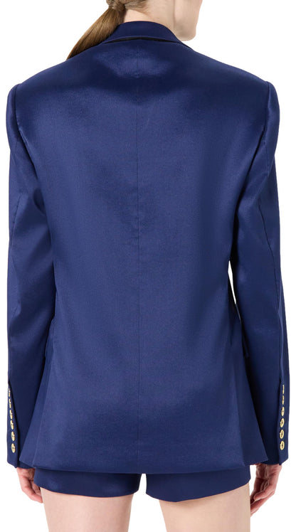 Sergio Hudson, Two Button SB Blazer, 12, Navy