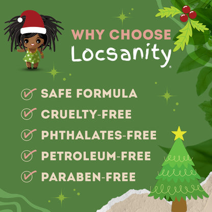 Locsanity Dreadlock Hair Scalp Detox - Deep Clean Dreadlock Powder, Cleansing Conditioner - Natural Hair Cleanser for Build Up - ACV Alternative, Loc Care and Maintenance Products