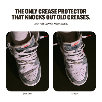 Crease Beast Memory Foam Shoe Crease Protector - Stops Creases in New & Old Shoes - For Jordan’s, Dunks, Air Force for Men’s Sizes 8-12.5 & Women's Sizes 9-11 - Slim
