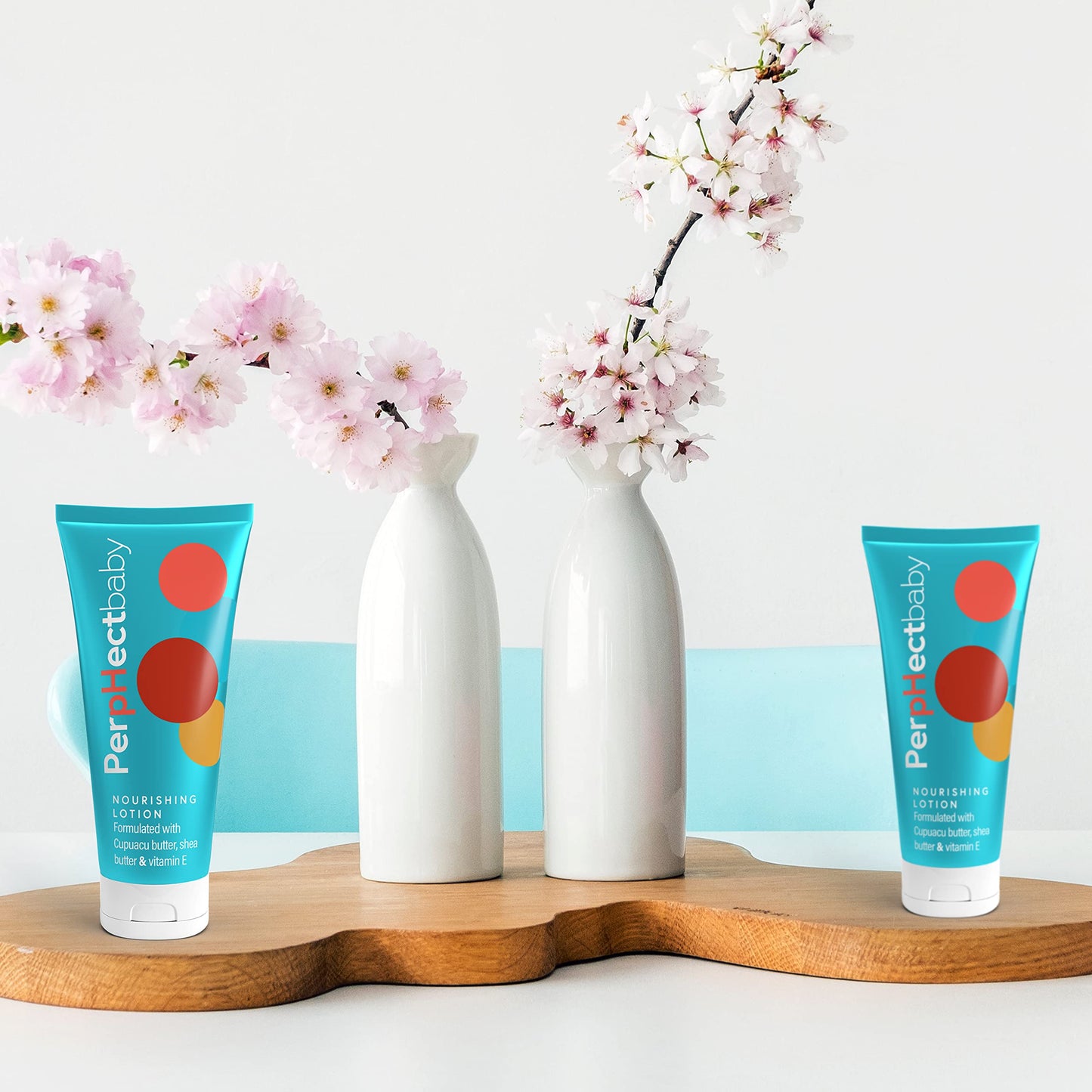 PerpHectBaby Nourishing, Moisturizing, Calming, Baby Dry Skin Lotion for Chapped & Cracked Skin Formulated with Cupuacu Butter, Shea Butter and Vitamin E. 8 oz.