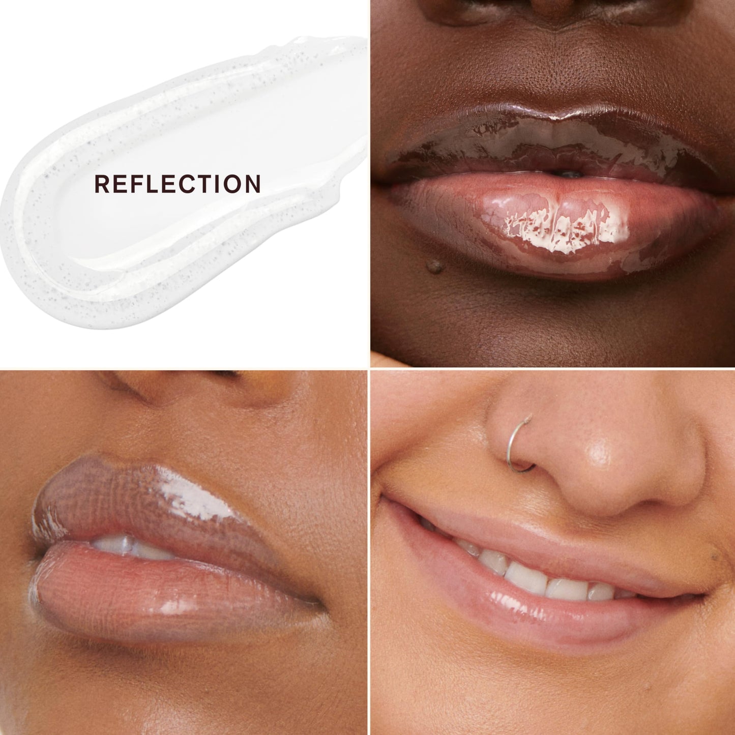 AMI COLÉ Hydrating Lip Treatment Oil 3in1 multitasker for your lips (Reflection), tinted lip gloss, hydrating lip gloss, moisturizing, natural