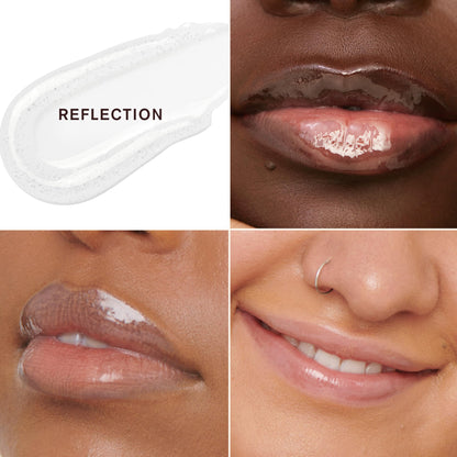 AMI COLÉ Hydrating Lip Treatment Oil 3in1 multitasker for your lips (Reflection), tinted lip gloss, hydrating lip gloss, moisturizing, natural