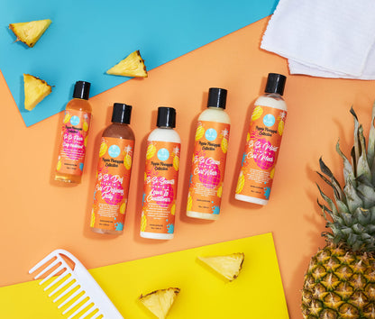 Curls Poppin Pineapple So So Clean Vitamin C Wash - Rejuvenating, Hydrating, and Cleansing - Hair and Scalp Shampoo - For Wavy, Curly, and Coily Hair Types, 8 Ounces