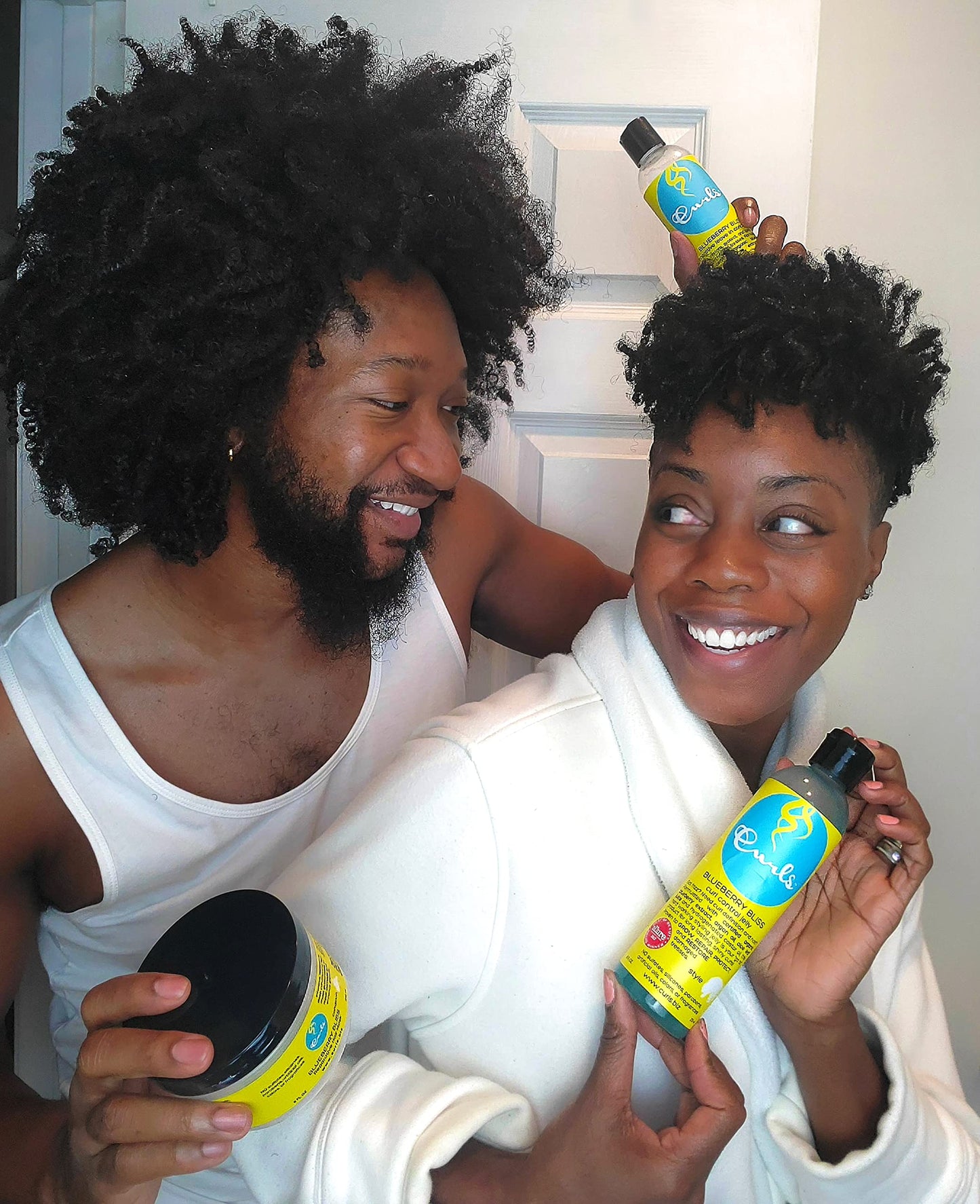 Curls Blueberry Bliss Control Jelly - 8 oz, Define & Defrizz, Wash and Go's, Twist Outs & Braid Outs, for Wavy, Curly, and Coily Hair Types