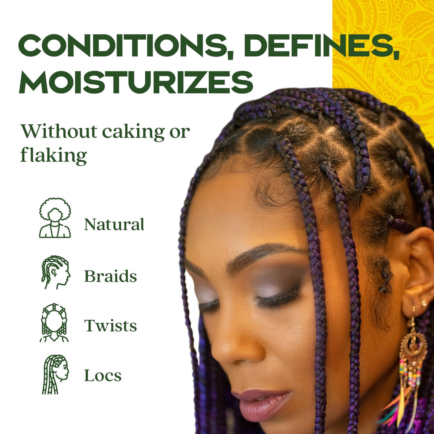 Evolving Textures Remember Me Styling Foam and Holding Mousse for Curly Hair, Curl Leave In with Coconut Oil & Aloe Vera, Go Big & Bold with Moisturizing and Curl Defining Hair Mousse 8 fl. oz.