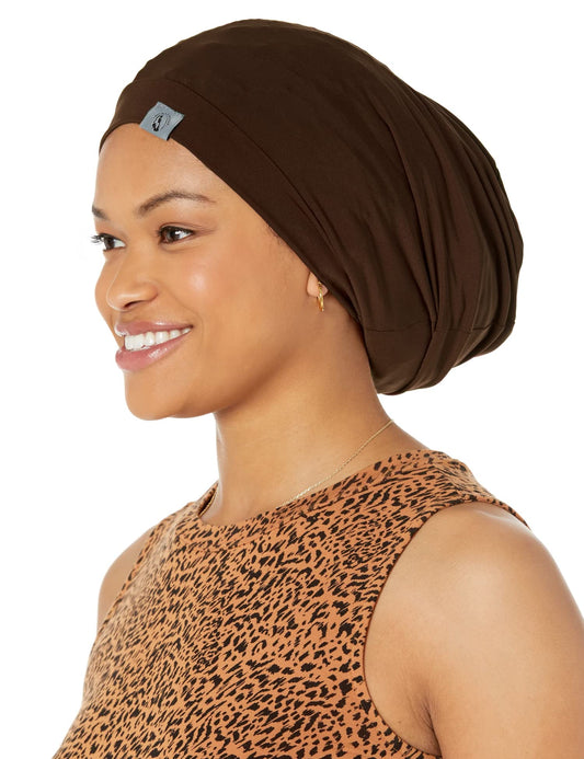 Fairy Black Mother Dreadlocks Loc Cap Adjustable Bonnet for Men & Women(Brown, Medium)