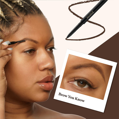 Mented Cosmetics | Everynight Eye Shadow Palette & Eyebrow Pencil Brow You Know (Light Brown)