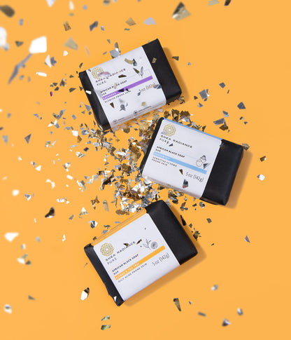 Shea Radiance African Black Soap Bar