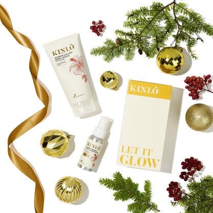 KINLO Always Golden Duo Set - Tinted Sunscreen SPF for Face and Body Kit for Melanin Rich Skin | Black Owned Skincare| Made in USA