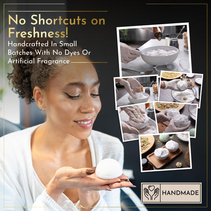 Crafts And The City Luxury Shower Steamers Aromatherapy 6 Pack Gift Set -Made in USA Essential Oil Shower Bath Bombs for Women- Best Womens Luxe Shower Fizzies Scents Vapor Pods Melts Soothers