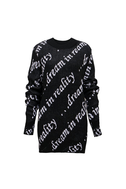 Pantora Dream in Reality Relaxed Fit Sweater, Black, Small