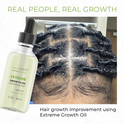 Edge Entity Extreme Growth Oil Fragrance Free 2 oz