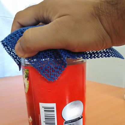 Compac Home Mighty Gripper Non-Slip Pads Bottle and Jar Opener, Also Used as a Nonslip Pad to Stabilize Pictures, Keyboards, Lamps, Furniture, and More, 4 Count