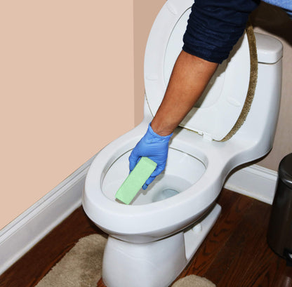 COMPAC HOME Magic-Stone Porcelain Cleaner, Green Product, Made from Recycled Glass, Scouring Stick Toilet Cleaner, Removes Stubborn Lime Stains from Porcelain or Bathroom Fixtures, 4 Count