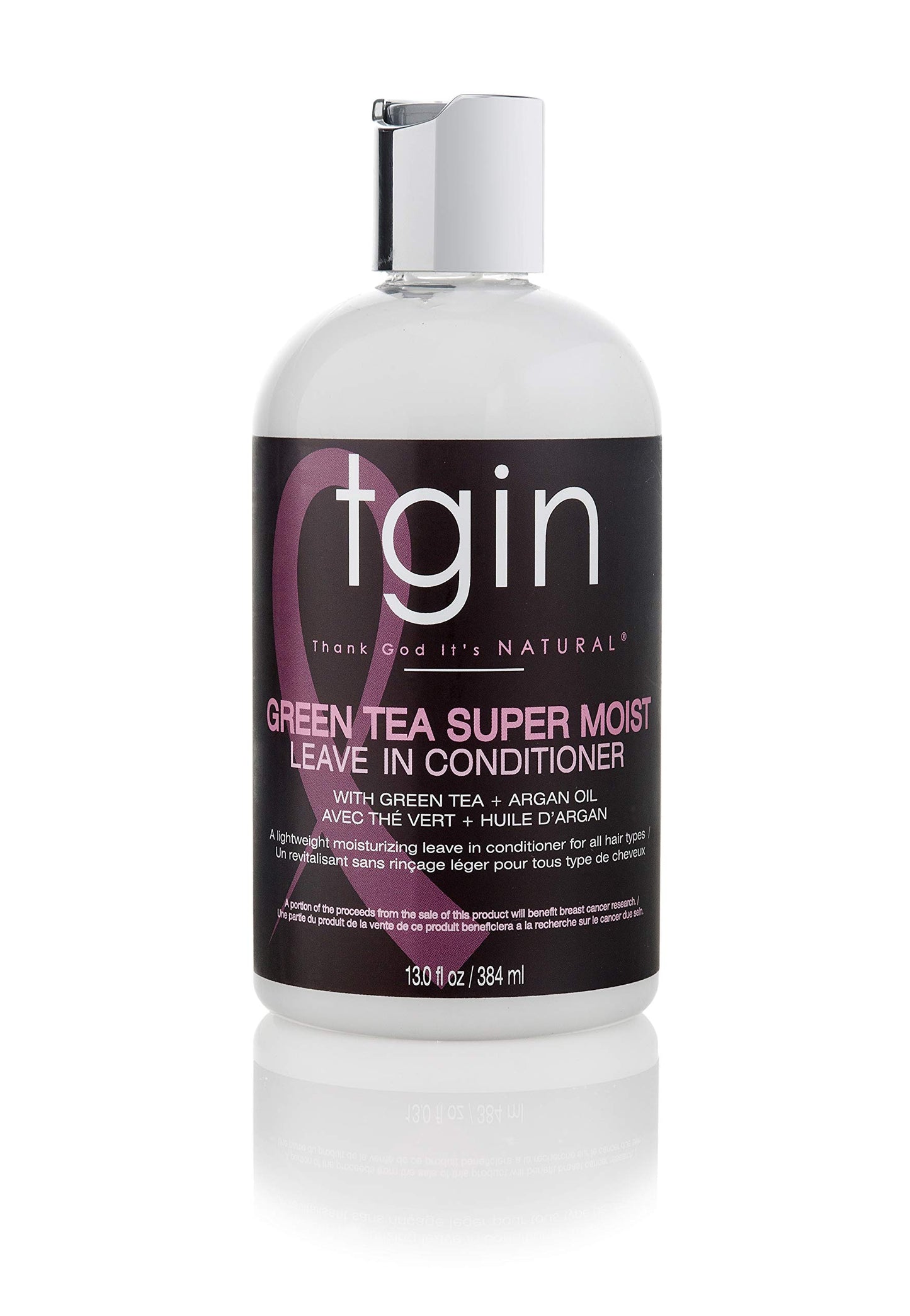 tgin Green Tea Super Moist Leave in Conditioner and Curl Bomb Moisturizing Gel - for Natural Hair - Gift Set - Curly - Dry - Moisture - Black Owned, Women Owned Business - Pack of 2-13 oz