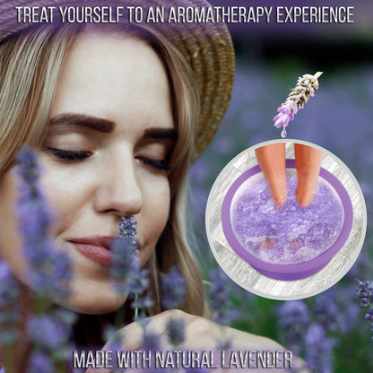 Crafts And The City SOO Jelly Pedicure Packs - Pedicure Foot Soak For Feet - Moisturizing Jelly Spa Pedi Soak - Foot Spa Bath Soak For Soaking - Pedicure Foot Gel (Lavender)