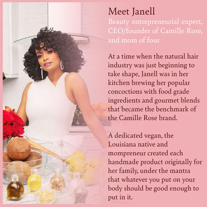 Camille Rose Sweet Ginger Rinse, Hair and Scalp Cleanser with Ginger Root and Aniseed Oil, to Clarify and Moisturize, for all Hair Types, 12 oz