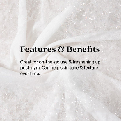 Loved01 Face & Body Salicylic Acid Cleansing Wipes, John Legend Skincare, Oil & Fragrance-Free, No-Rinse, Suitable for Blemish-Prone Skin, 24 wipes