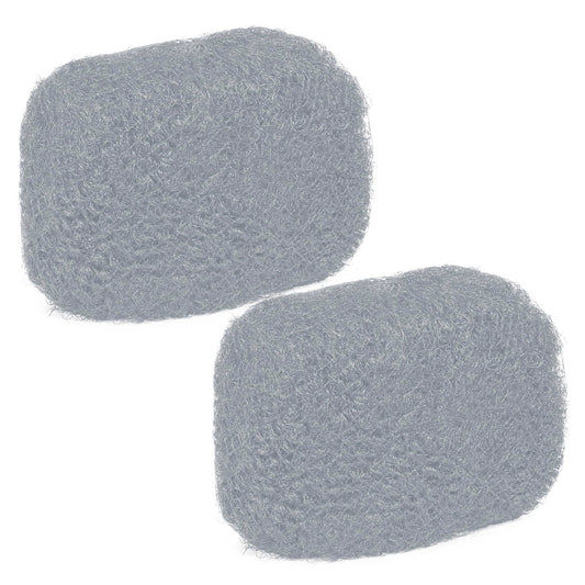 Locsanity Afro Kinky 100% Bulk Natural Human Hair - Braiding Hair for Dreadlocks, Loc Repair, Dreadlock Extensions, Twists, Braids - 8 Inches Long, 1 Oz 100% Grey