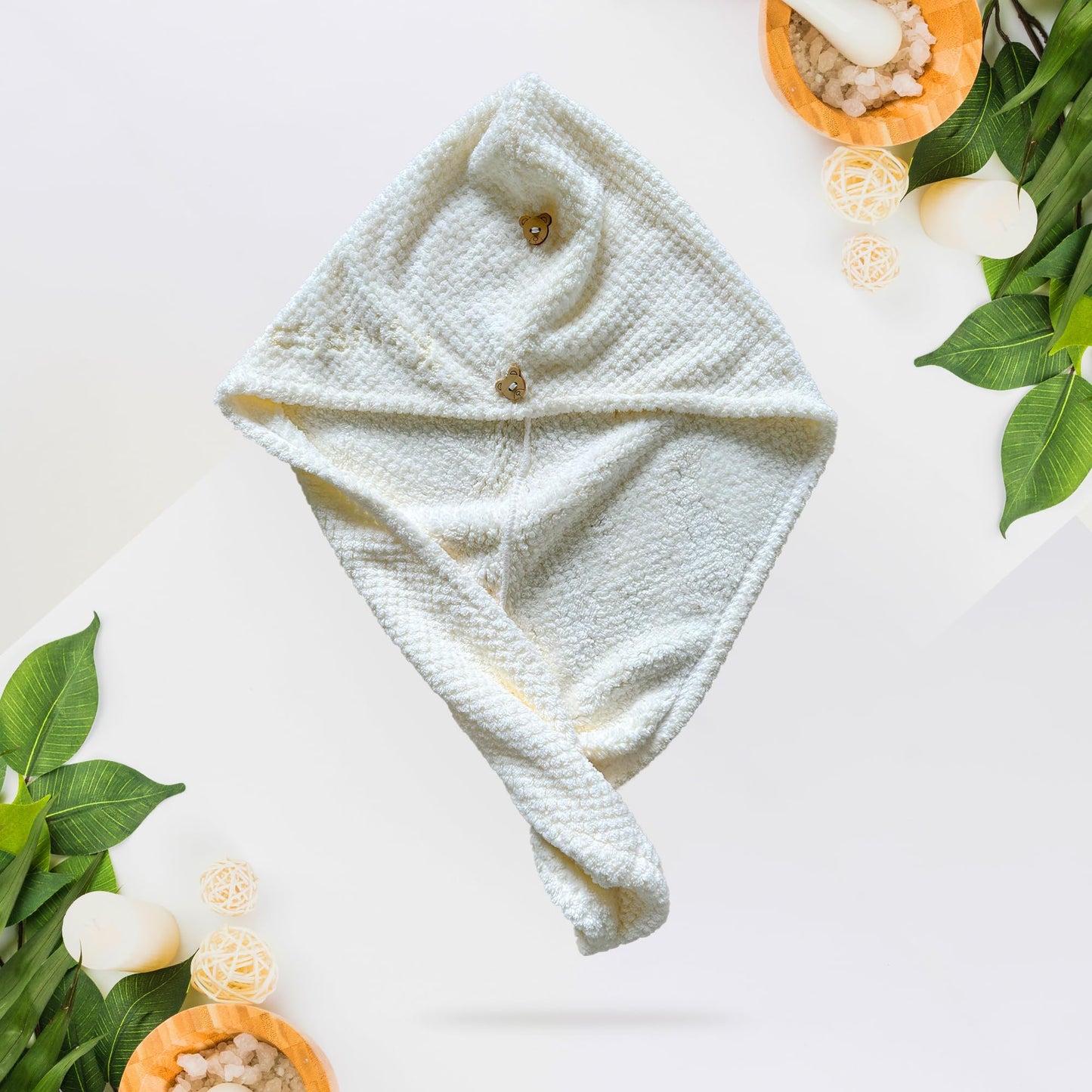 Locsanity Hair Towel Wrap for Dreadlocks, Locs, Sisterlock, Microlock and Natural Hair (5 Pack)