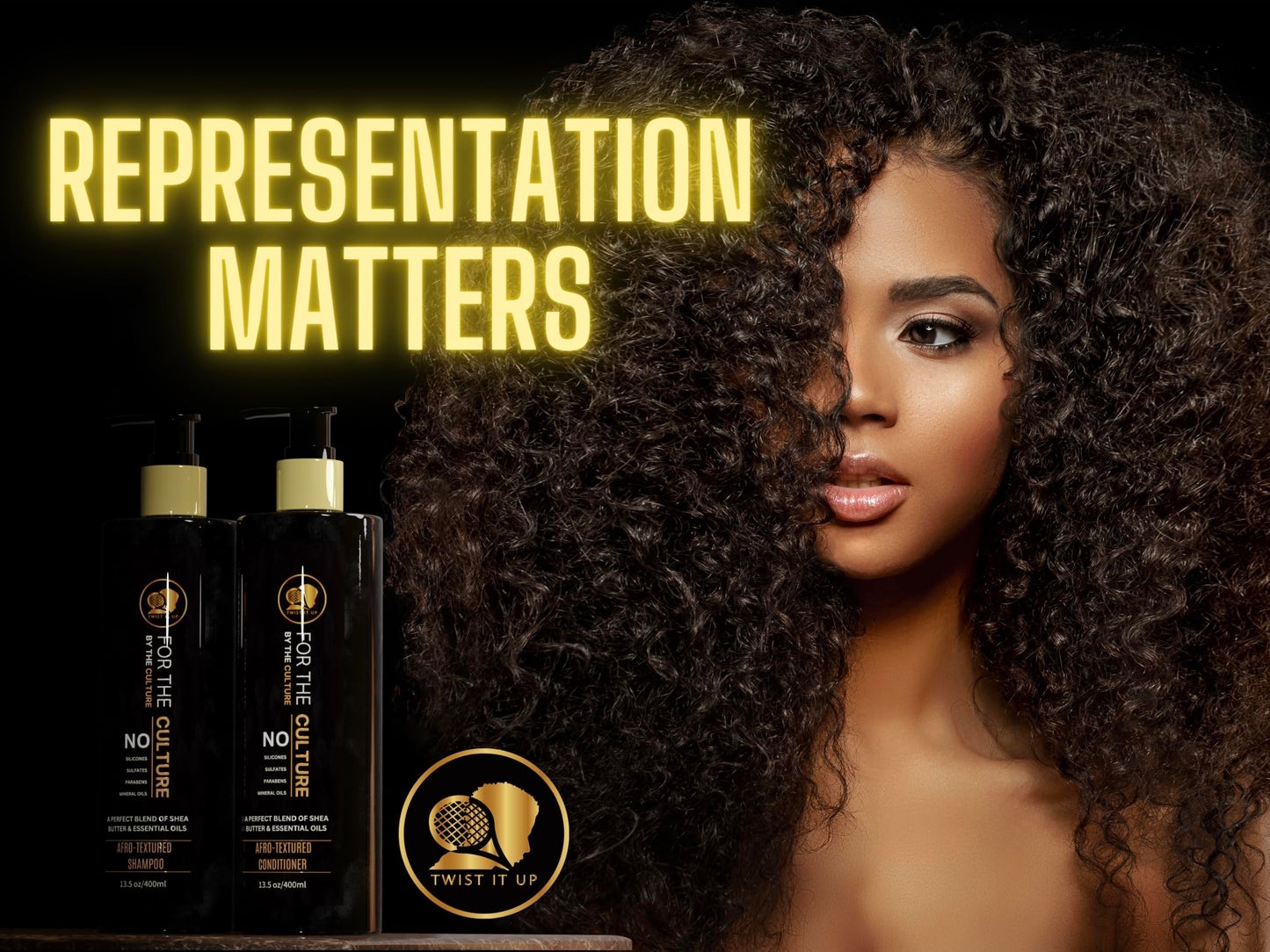 Twist It Up curly hair shampoo with 20 natural ingredients, sulfate free shampoo for curly hair, wavy hair shampoo, afro-textured shampoo