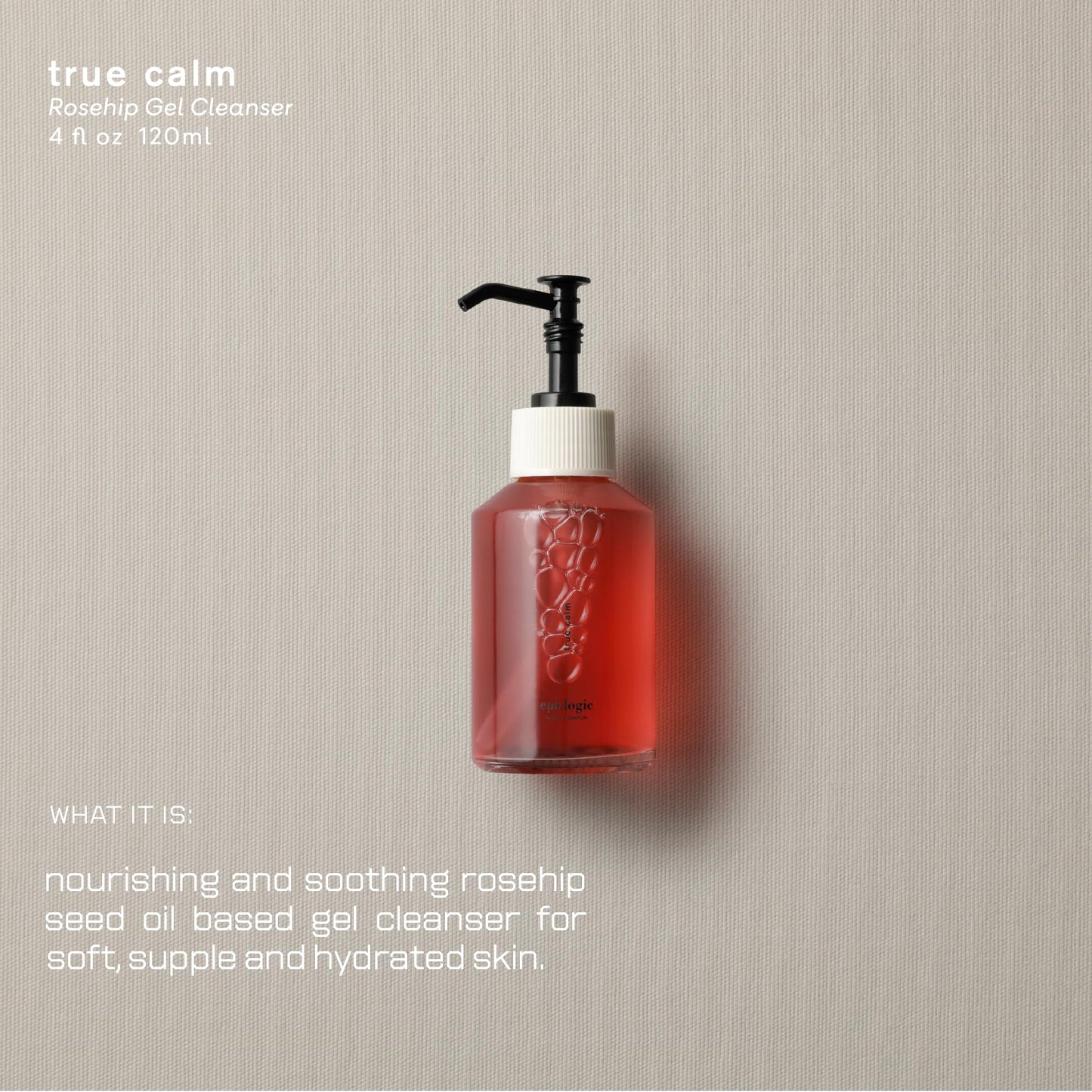 epi.logic True Calm | Rosehip Gel Cleanser 120 ml / 4.05 fl oz