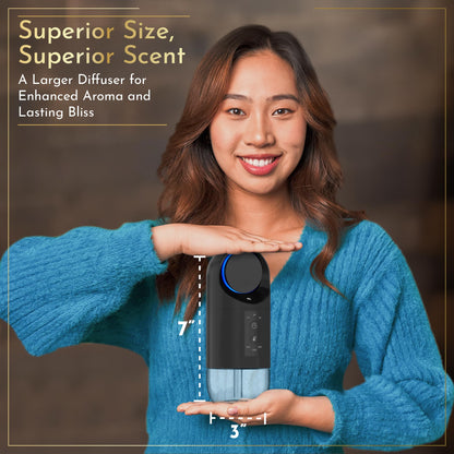 Wireless Waterless Essential Oil Plug in Wall Diffuser for Outlet, Crafts And The City- Cordless Luxury Scent Collection w/No Water for Home, Rooms, Hotel, Travel – Electric Cold Air Mist Nebulizer