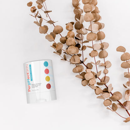 PerpHectSKIN Intensive Foot Repair Roll-On for Cracked Heels and Dry Feet with Rich Natural Emollients, Cupuacu Butter, Shea Butter, and Vitamin E. Non-Messy and Non Slippery, 2.65 Oz