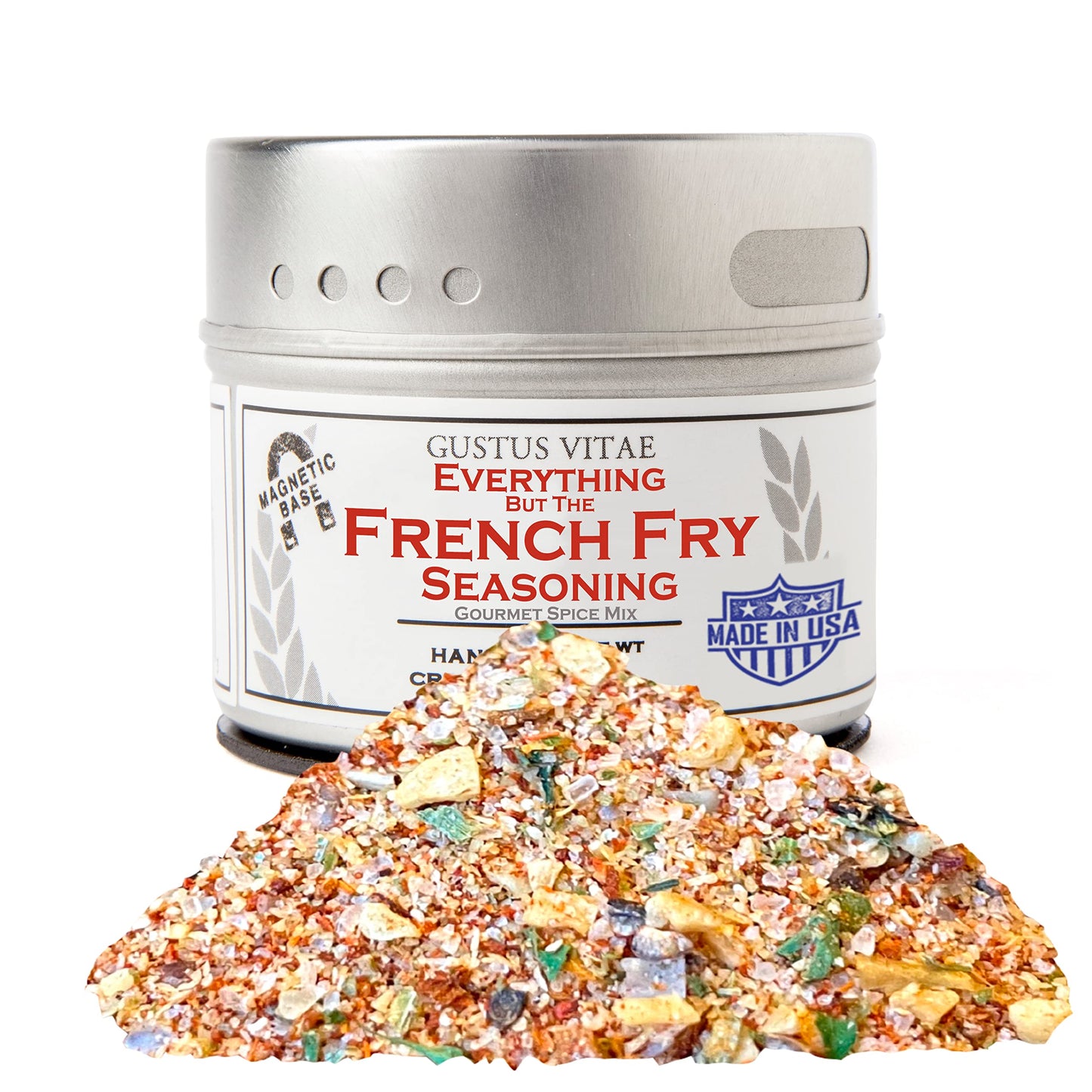 Everything But The French Fry Seasoning - Gourmet Spice Mix - All Natural Blend - Non GMO - Handcrafted - Small Batch - Artisanal - Made in USA - Gustus Vitae - #82