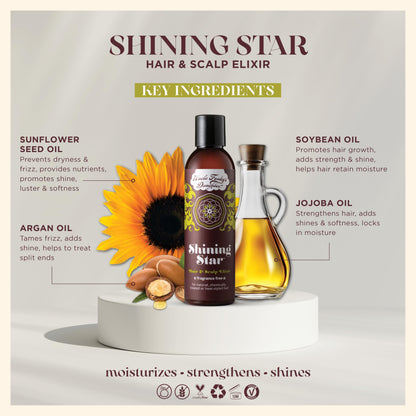 Uncle Funky's Daughter Shining Star Hair & Scalp Elixir, 6 oz