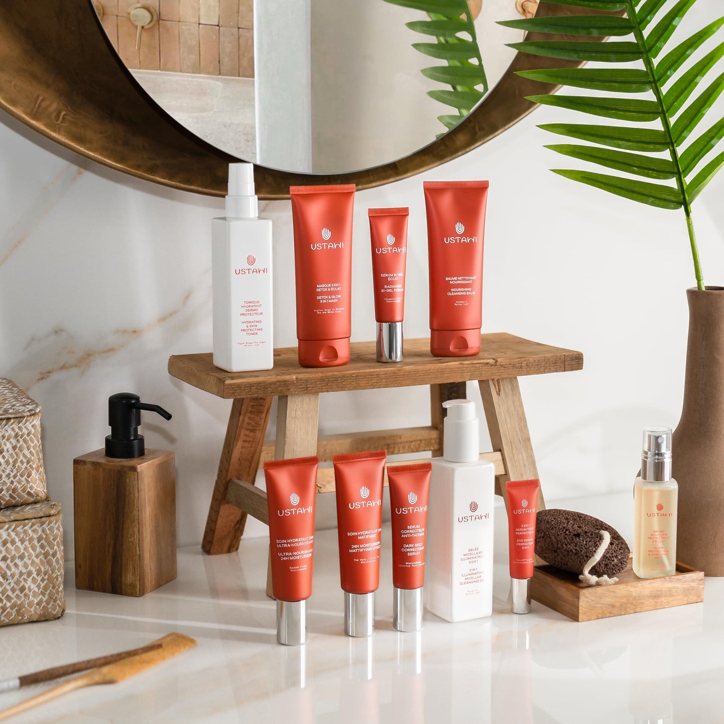 USTAWI Red Algae Detoxifying Toner for Face - Vegan, Ethical, Cruelty Free, Clean Beauty for Melanin Rich Skin - 6.7 oz (200 ml)