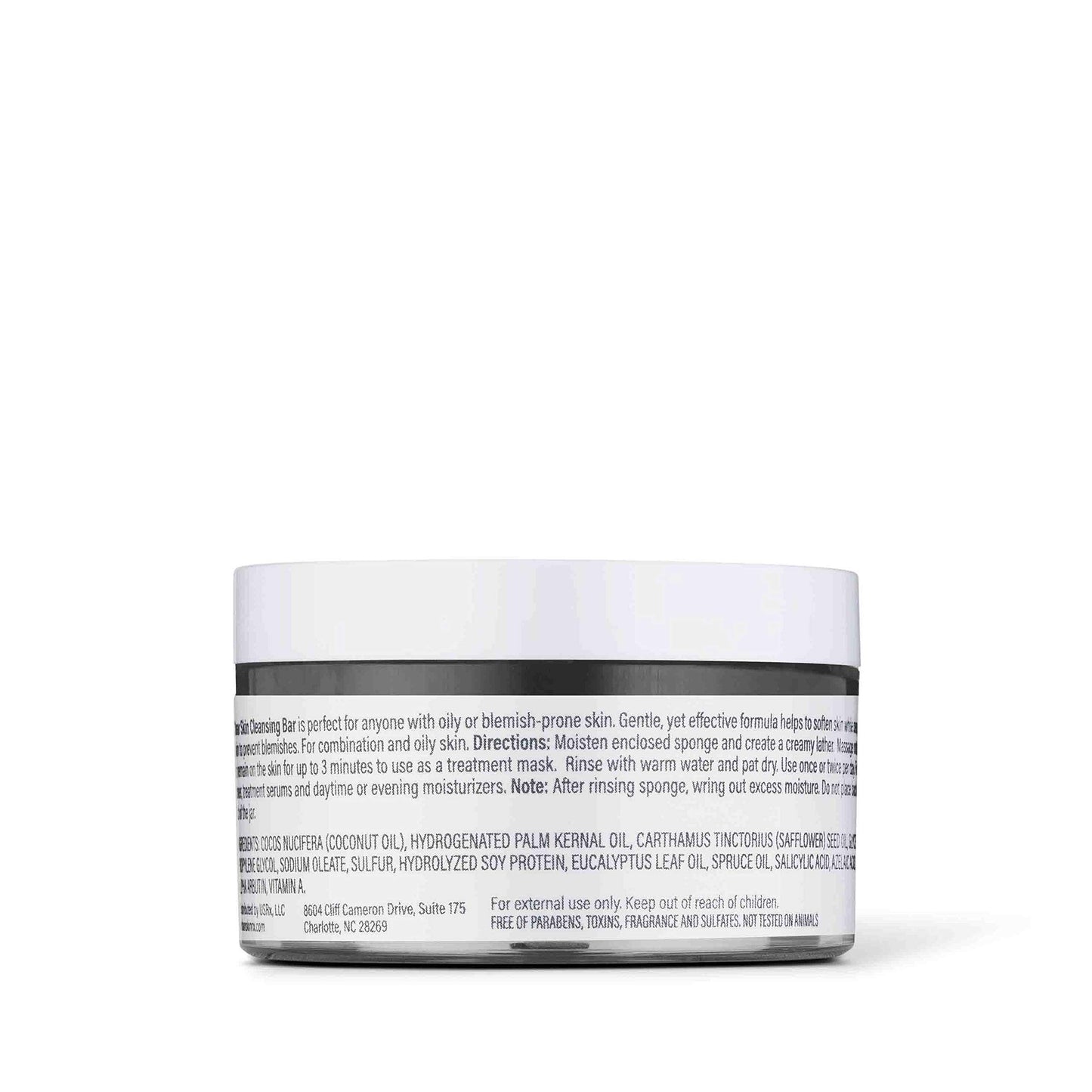 Urban Skin Rx Clear Skin Cleansing Bar | 3-in-1 Daily Cleanser, Exfoliator and Mask Removes Excess Oil and Improves Blemishes, Formulated with Salicylic Acid, Eucalyptus and Sulfur | 3.7 Oz