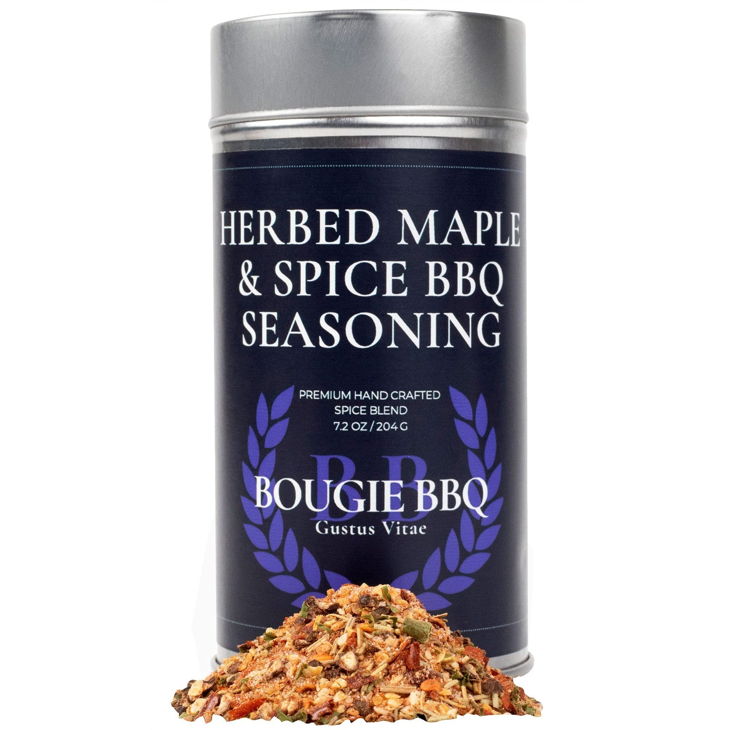 Herbed Maple & Spice BBQ Seasoning| Gourmet Seasoning, Artisanal Spice Blend | All Natural, Non GMO | Hand Crafted in Small Batches in USA | No MSG or Artificial Ingredients | GLP-1 Friendly | Sustainably Sourced, Ultra Premium Seasoning | Bougie BBQ | Gu