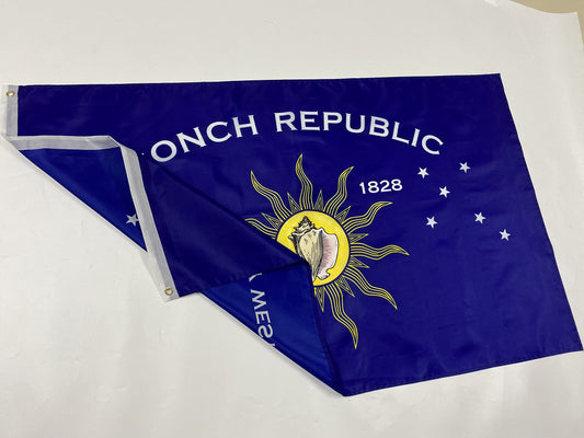 Key West Conch Republic Florida Keys Secession Independence 1982 1828 Flag Banner 3x5 3ft x 5ft 100% Polyester