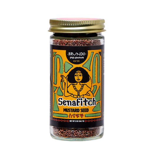 Senafitch | Imported and Authentic Ethiopian Mustard Seed | Made and Imported from Ethiopia | Organic and NON-GMO | ሰናፍች | Used to make Azifa