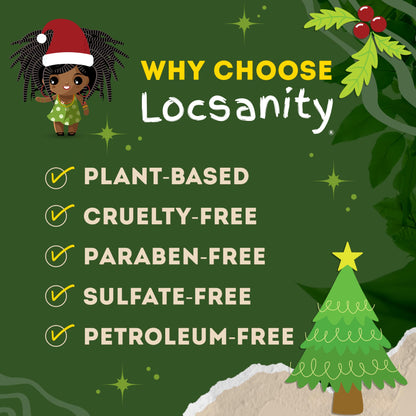 Locsanity Passion Fruit Conditioning and Styling Hair Gel – Braiding Gel for Dreadlocks, Twists and Sisterlocks, Loose Natural Hair, and All Types of Locs