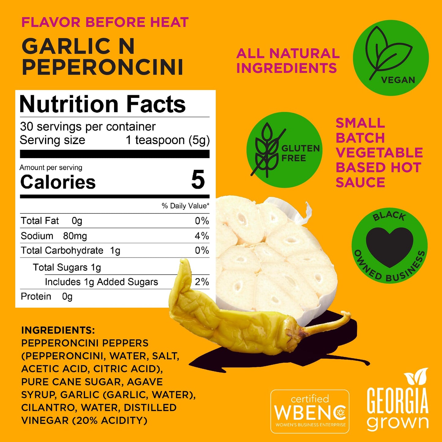 Hot N Saucy | Flavor Pack- Garlic N Peperoncini, Beet N Fresno and Sweet Potato N Habanero, 5 fl oz each