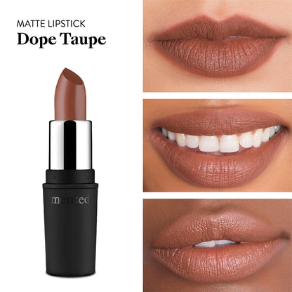 Mented Cosmetics Nude Matte Lipstick - Mented No.5 Long Lasting Lipstick - Pink Brown Lipstick - Waterproof Matte Lip Stain for Dark Lip Color - Matte Nude Lipstick for 24 Hour Stay