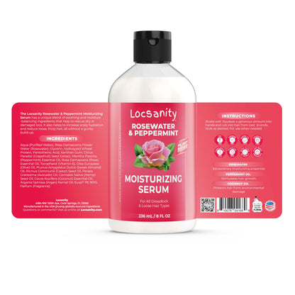 Locsanity Rosewater Peppermint Deep Moisturizing and Nourishing Serum