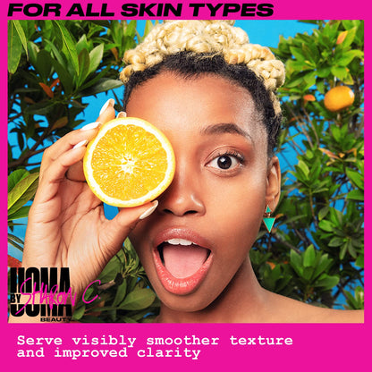 UOMA Beauty Vitamin C Serum for Face with Hyaluronic Acid + Niacinamide + Vitamin E, 30ml