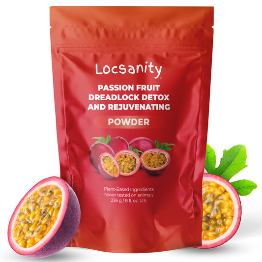 Locsanity Dreadlock Hair Scalp Detox - Deep Clean Dreadlock Powder, Cleansing Conditioner - Natural Hair Cleanser for Build Up - ACV Alternative, Loc Care and Maintenance Products